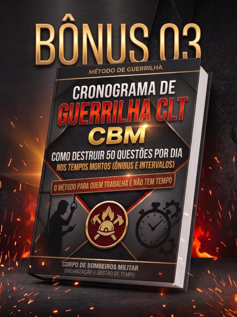 Bônus 03 - Cronograma de Guerrilha CLT CBM